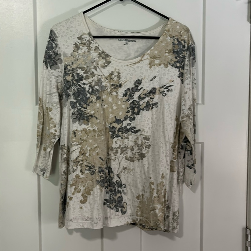 Croft and barrow tunic top in XL